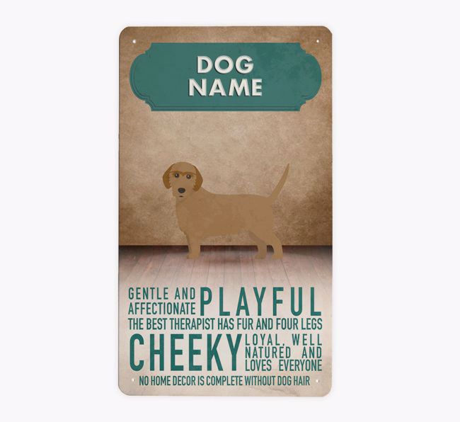 Vintage Traits: Personalised {breedFullName} Metal Sign